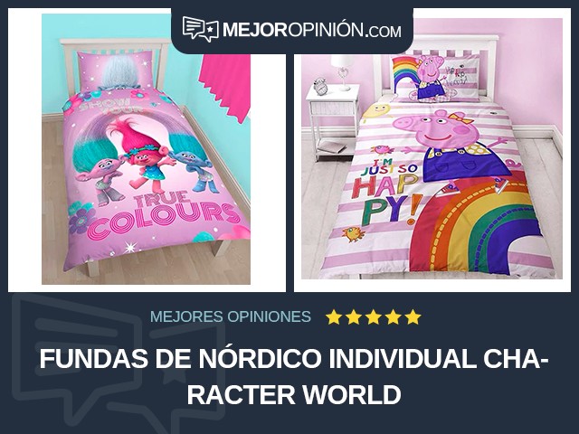 Fundas de nórdico Individual Character World