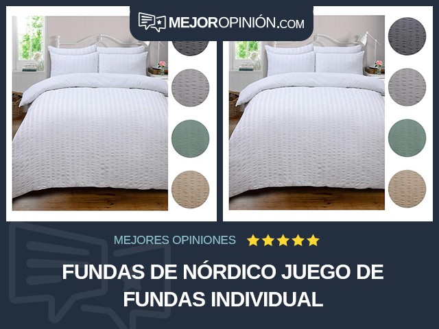 Fundas de nórdico Juego de fundas Individual