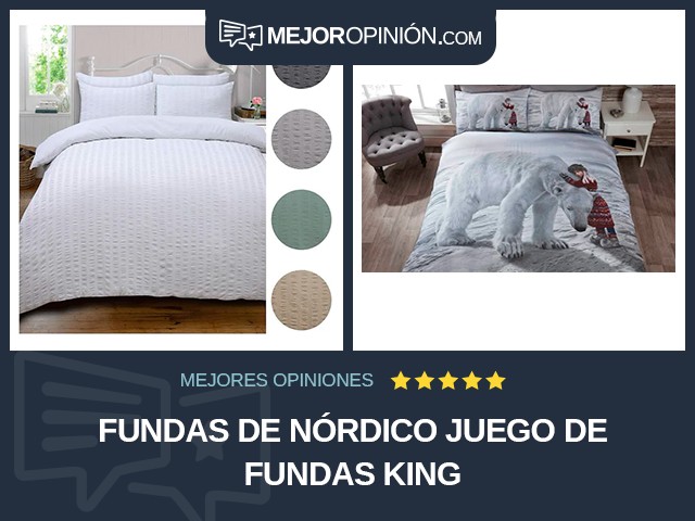 Fundas de nórdico Juego de fundas King