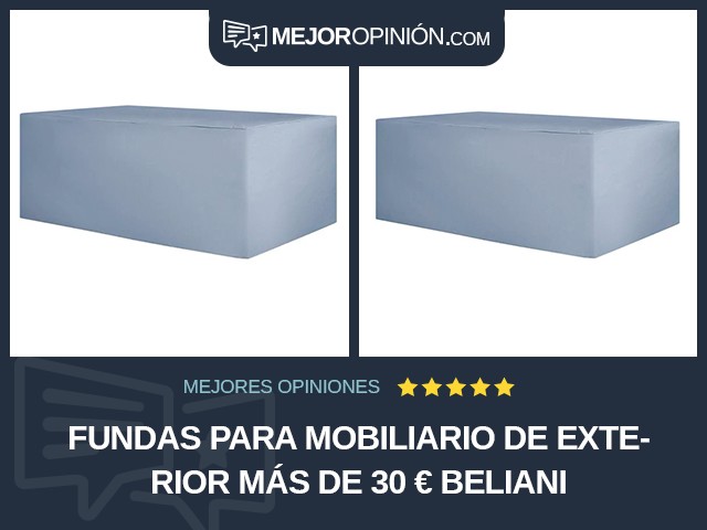 Fundas para mobiliario de exterior Más de 30 € Beliani