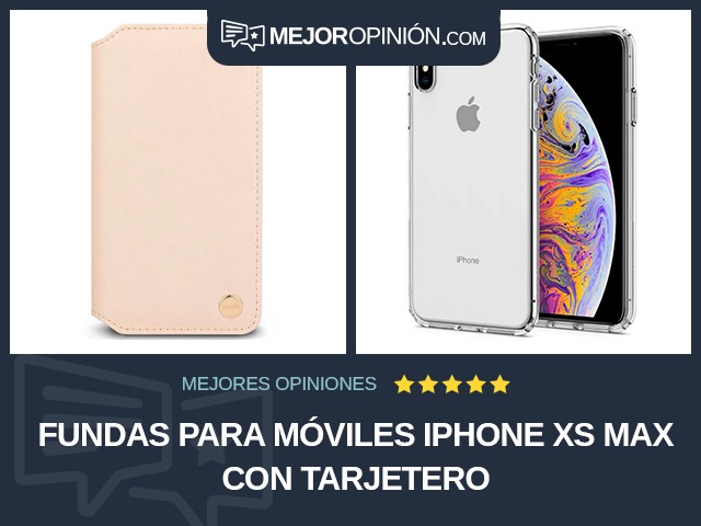 Fundas para móviles iPhone XS Max Con tarjetero