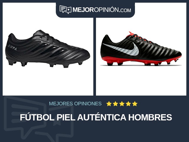 Fútbol Piel auténtica Hombres