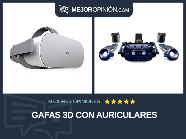 Gafas 3D Con auriculares