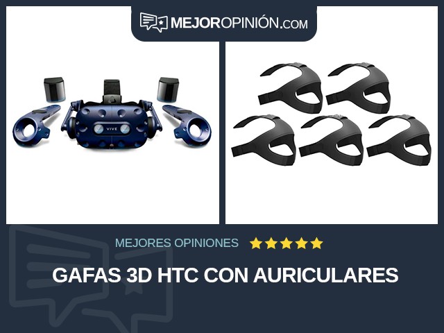 Gafas 3D HTC Con auriculares