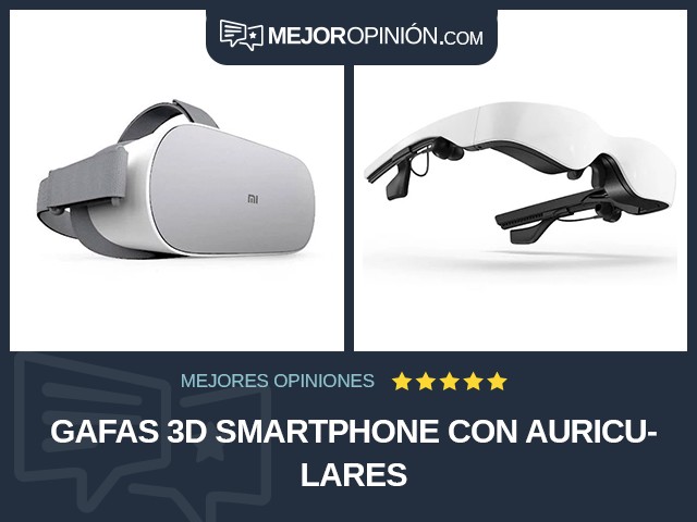 Gafas 3D Smartphone Con auriculares