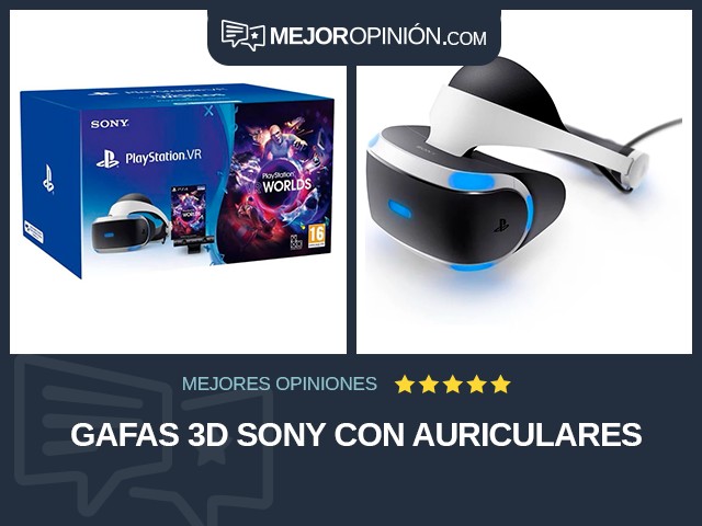 Gafas 3D Sony Con auriculares