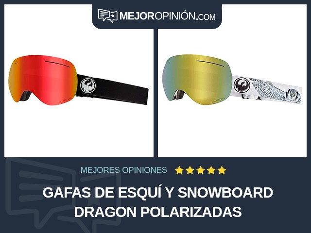 Gafas de esquí y snowboard Dragon Polarizadas