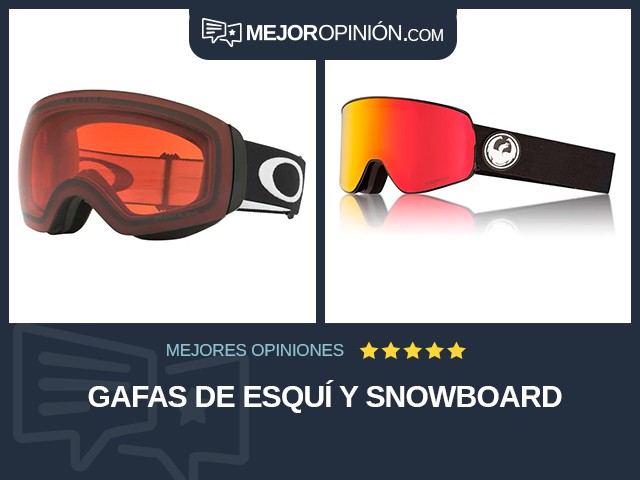Gafas de esquí y snowboard