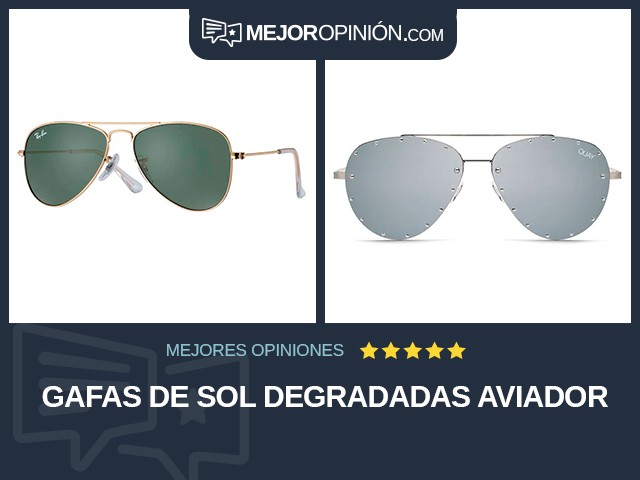 Gafas de sol Degradadas Aviador