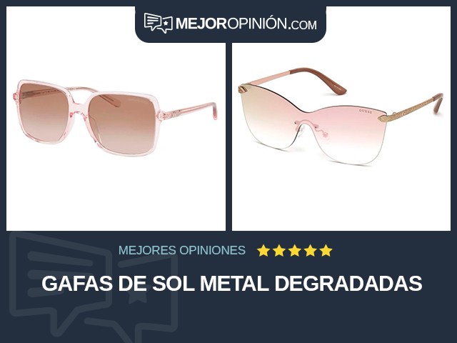 Gafas de sol Metal Degradadas