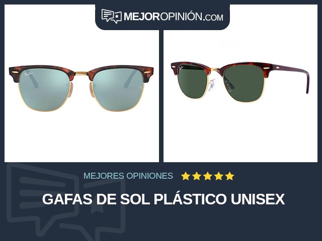 Gafas de sol Plástico Unisex