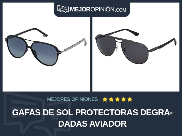 Gafas de sol protectoras Degradadas Aviador