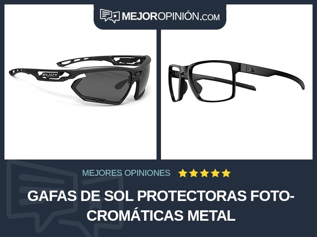 Gafas de sol protectoras Fotocromáticas Metal