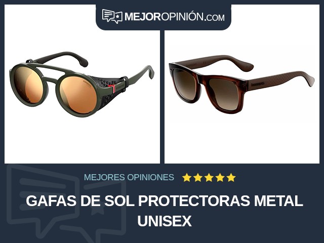 Gafas de sol protectoras Metal Unisex