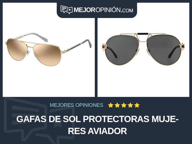 Gafas de sol protectoras Mujeres Aviador