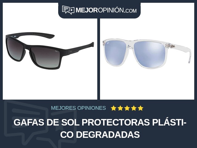 Gafas de sol protectoras Plástico Degradadas