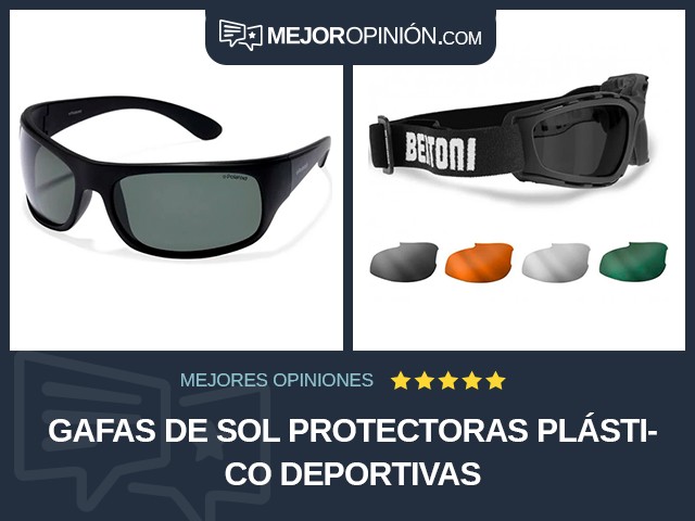 Gafas de sol protectoras Plástico Deportivas