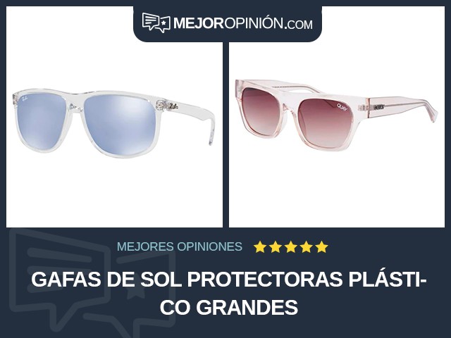Gafas de sol protectoras Plástico Grandes