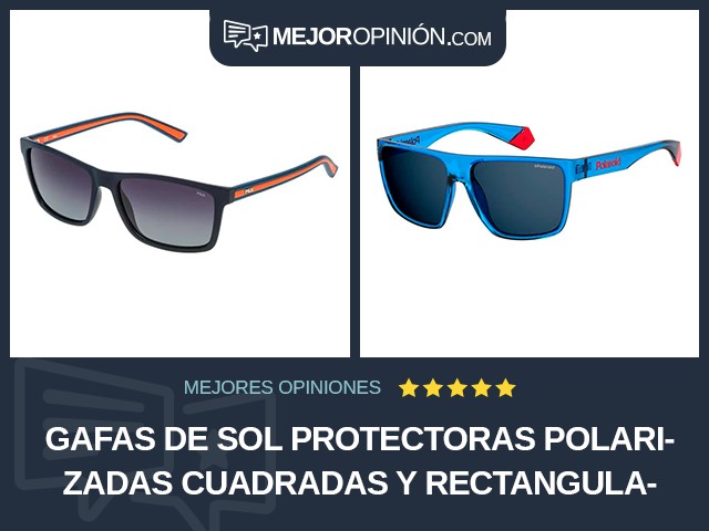 Gafas de sol protectoras Polarizadas Cuadradas y rectangulares