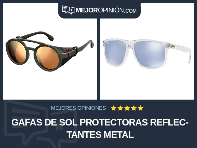 Gafas de sol protectoras Reflectantes Metal