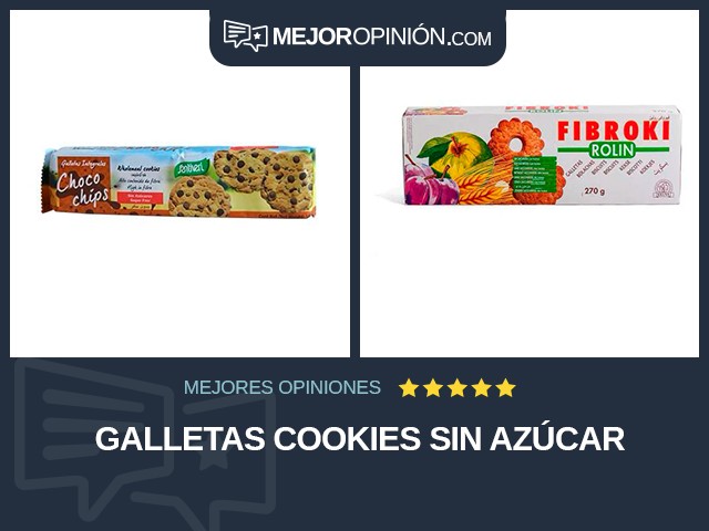 Galletas Cookies Sin azúcar