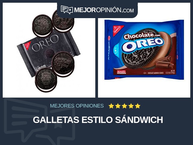 Galletas Estilo sándwich