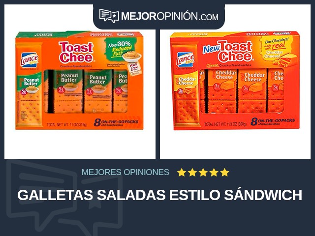 Galletas saladas Estilo sándwich