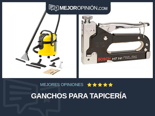 Ganchos para tapicería