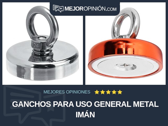 Ganchos para uso general Metal Imán