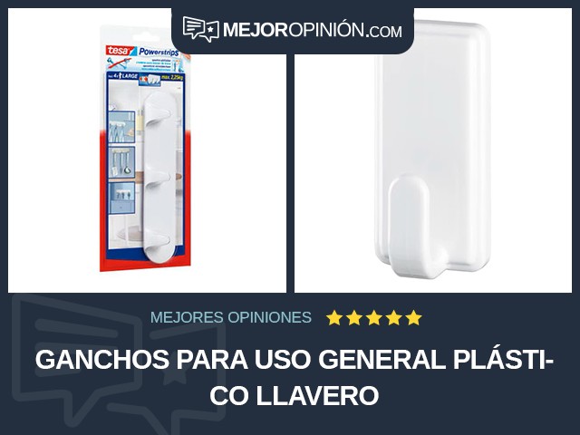 Ganchos para uso general Plástico Llavero