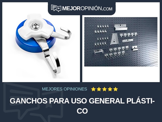 Ganchos para uso general Plástico