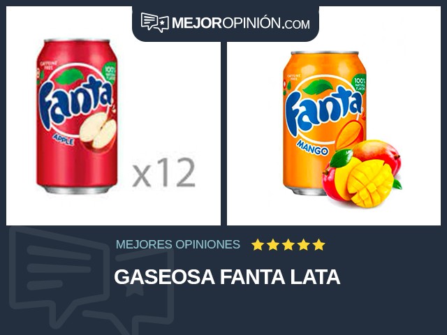 Gaseosa Fanta Lata