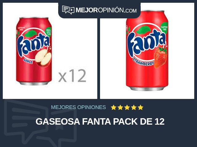 Gaseosa Fanta Pack de 12