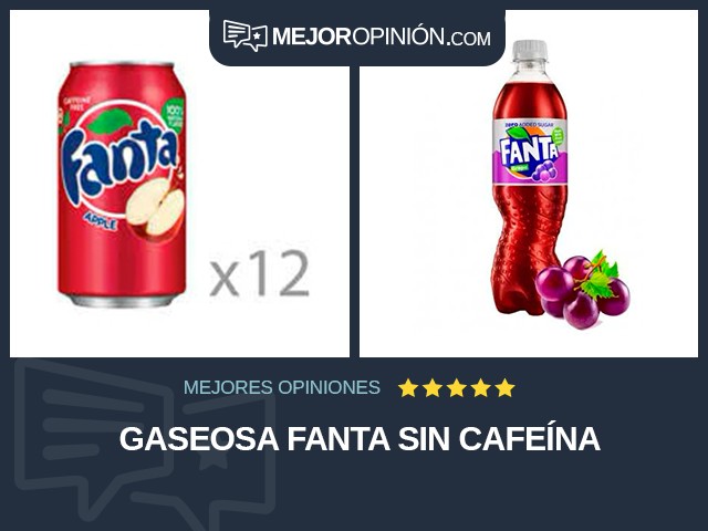 Gaseosa Fanta Sin cafeína