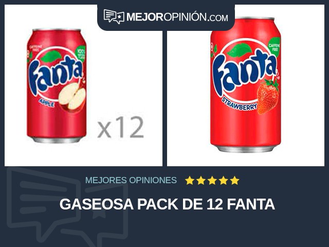 Gaseosa Pack de 12 Fanta