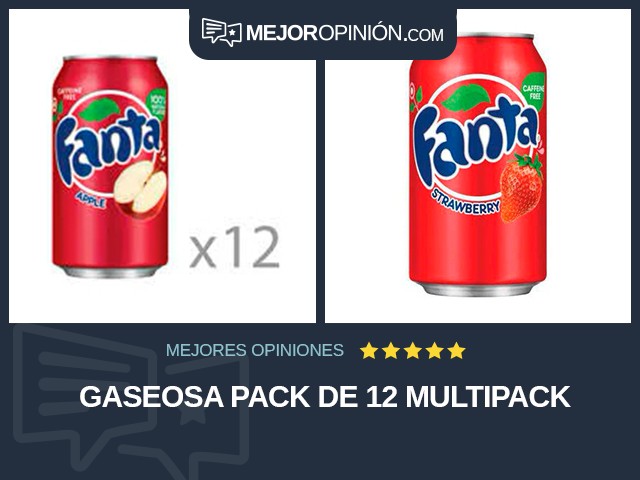 Gaseosa Pack de 12 Multipack