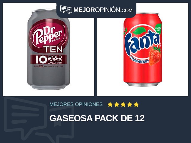 Gaseosa Pack de 12