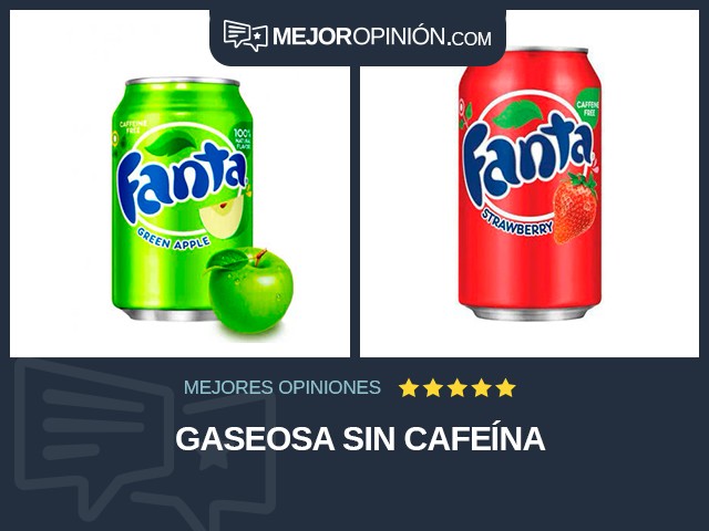 Gaseosa Sin cafeína