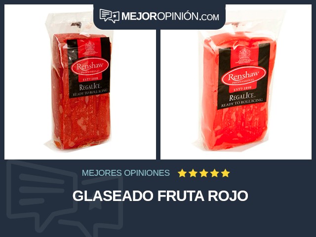 Glaseado Fruta Rojo