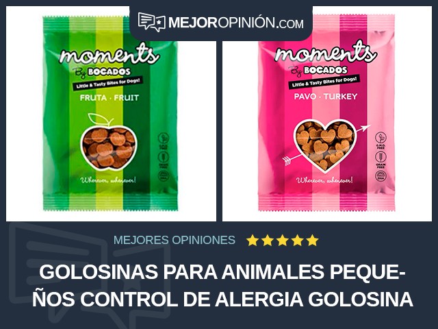 Golosinas para animales pequeños Control de alergia Golosina