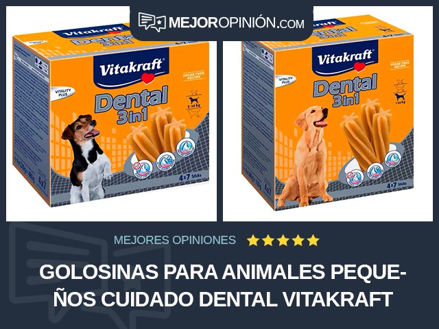 Golosinas para animales pequeños Cuidado dental Vitakraft