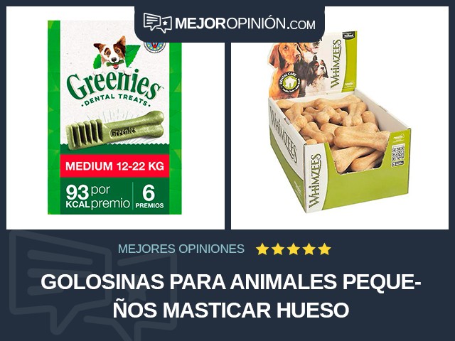 Golosinas para animales pequeños Masticar Hueso