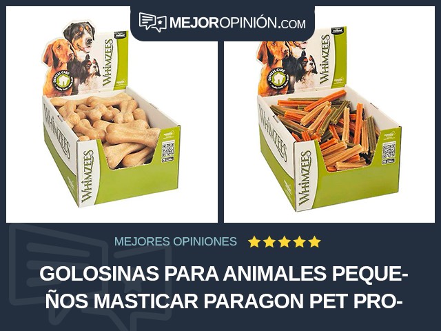 Golosinas para animales pequeños Masticar Paragon Pet Products