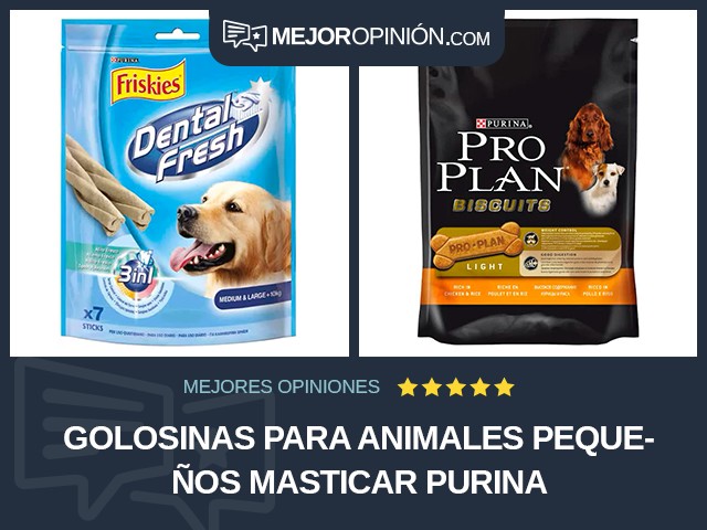 Golosinas para animales pequeños Masticar Purina