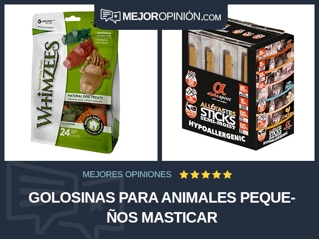 Golosinas para animales pequeños Masticar