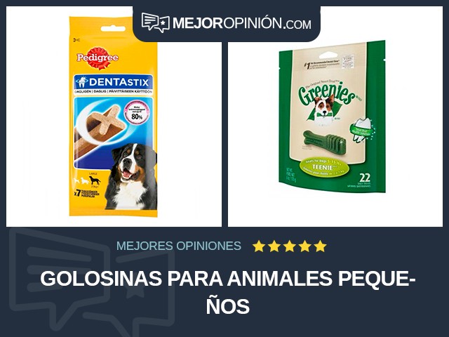 Golosinas para animales pequeños