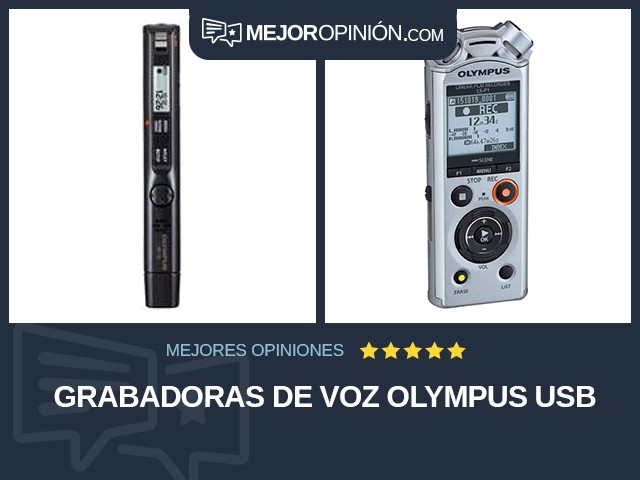 Grabadoras de voz Olympus USB