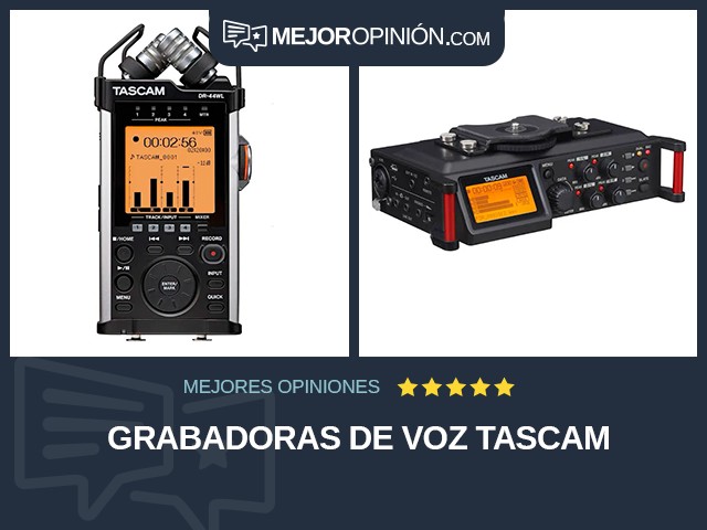 Grabadoras de voz TASCAM