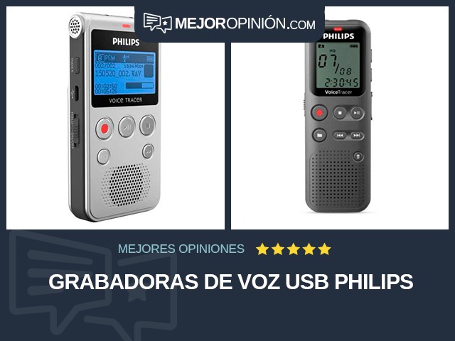 Grabadoras de voz USB Philips