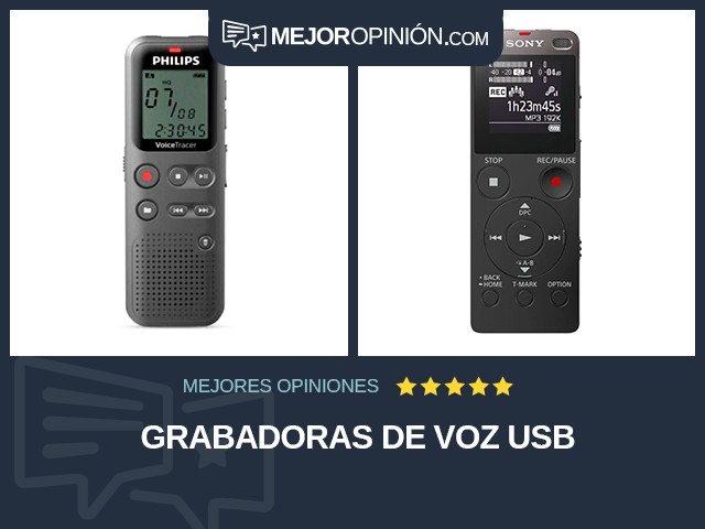 Grabadoras de voz USB